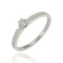 Fehér arany gyűrű 54-es méret - 00680-1